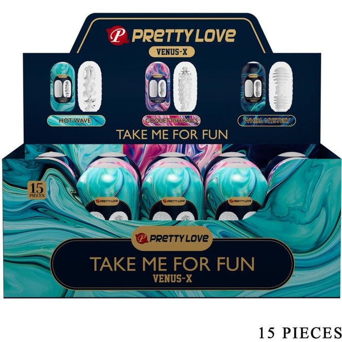 Pretty Love – Venus X 15 Silicone Male Masturbators White
