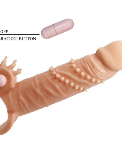 PRETTY LOVE - CONNOR PENIS SLEEVE + CLITORIS STIMULATOR FLESH