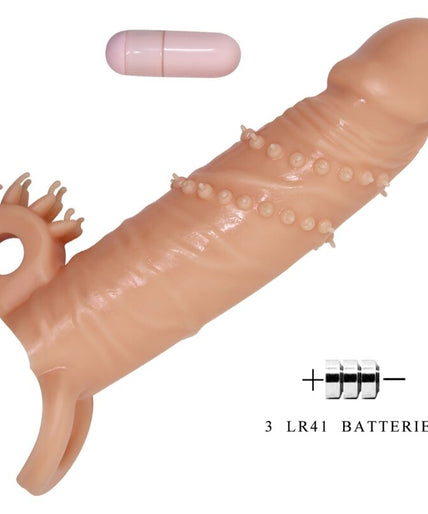 PRETTY LOVE - CONNOR PENIS SLEEVE + CLITORIS STIMULATOR FLESH