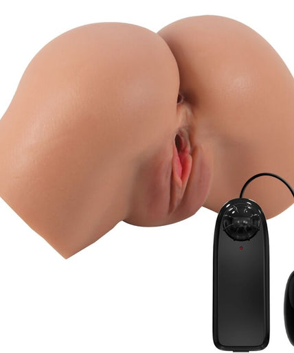 CRAZY BULL - HAILEY VIBRATOR BUTT WITH REALISTIC VAGINA AND ANUS CONTROL REMOTO