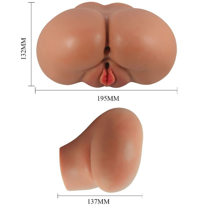 Crazy Bull – Luna Vibrator-Butt mit realistischem Vagina- und Anus-Design Fernbedienung