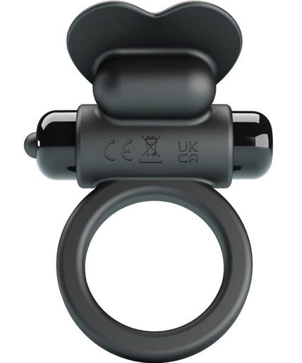 PRETTY LOVE - DEBONAIRE VIBRATING RING RABBIT 10 VIBRATIONS BLACK