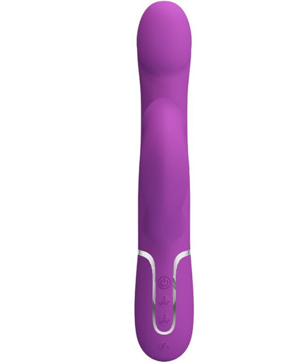 PRETTY LOVE - 4 IN 1 MULTIFUNCTION VIBRATOR & STIMULATOR PURPLE