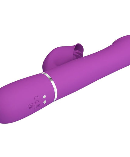 PRETTY LOVE - 4 IN 1 MULTIFUNCTION VIBRATOR & STIMULATOR PURPLE