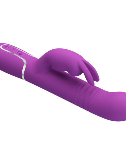 PRETTY LOVE - COALE 4 IN 1 MULTIFUNCTION RABBIT VIBRATOR PURPLE