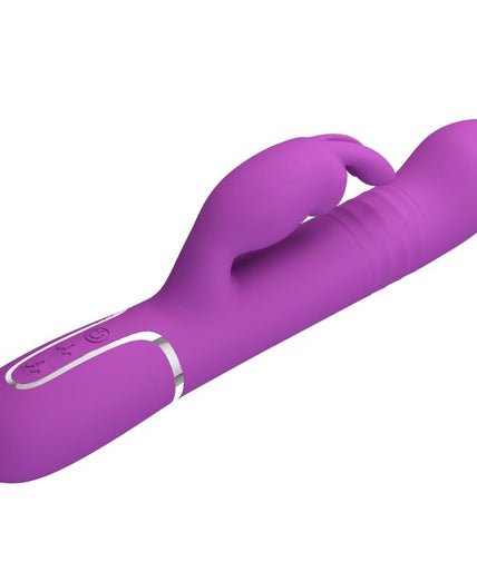 PRETTY LOVE - COALE 4 IN 1 MULTIFUNCTION RABBIT VIBRATOR PURPLE