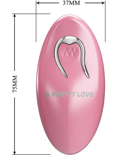 PRETTY LOVE - CAILEY NIPPLE CLAMPS 10 VIBRATIONS REMOTE CONTROL PINK