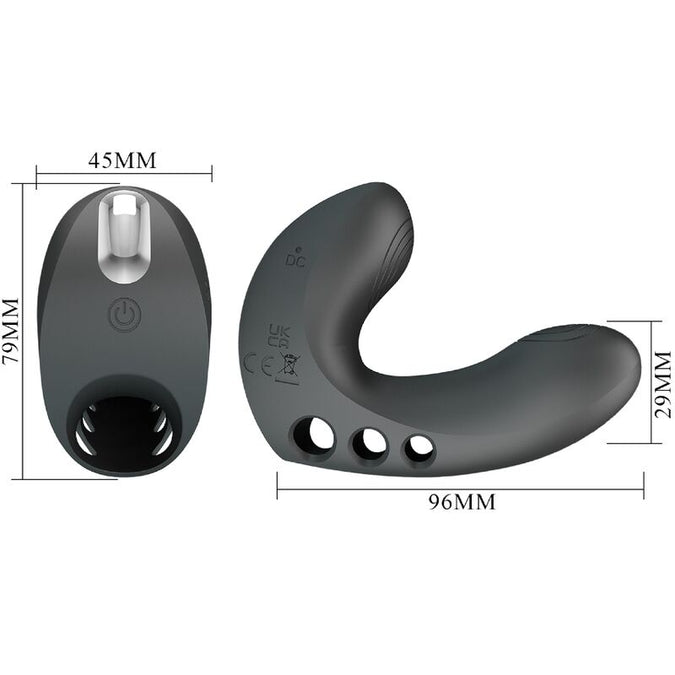 Pretty Love – Camelia Finger-Vibrator 7 Vibrationen Schwarz