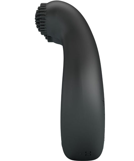 PRETTY LOVE - DAHLIA VIBRATING RING + CLITORIS STIMULATOR 12 VIBRATIONS BLACK
