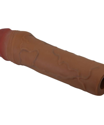 PRETTY LOVE - CHANE PENIS SLEEVE WITH 5 CM EXTENSION MULATTO