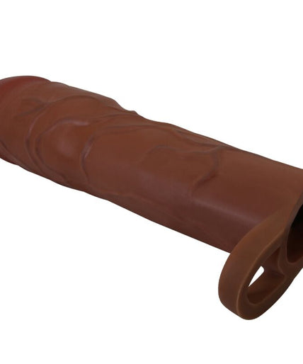PRETTY LOVE - GERD PENIS SLEEVE WITH 7.6 CM EXTENSION MULATTO