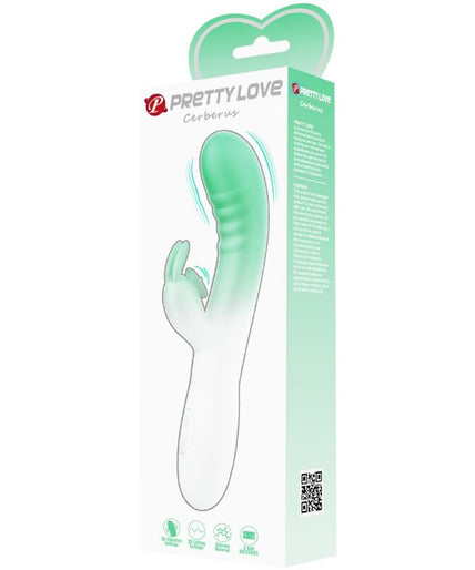 PRETTY LOVE - CERBERUS RABBIT VIBRATOR 3O VIBRATIONS GREEN