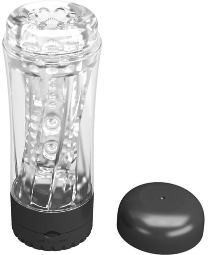 PRETTY LOVE - TAMARA MALE MASTURBATOR MULTI-SPEED VIBRATOR ZWART