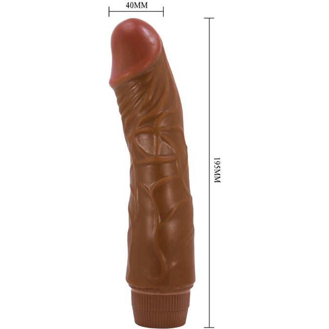 Baile – Jeff realistischer Vibrator 19,5 cm Mulatto