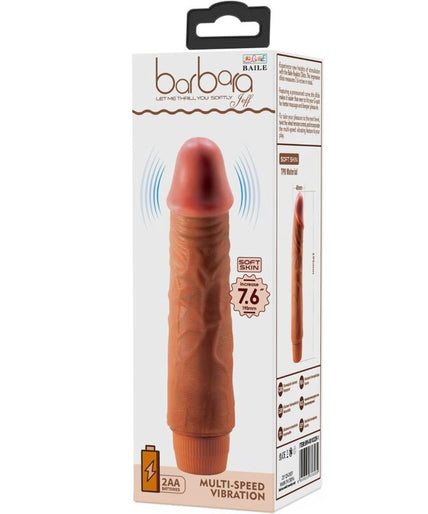 BAILE - JEFF REALISTIC VIBRATOR 19.5 CM MULATTO