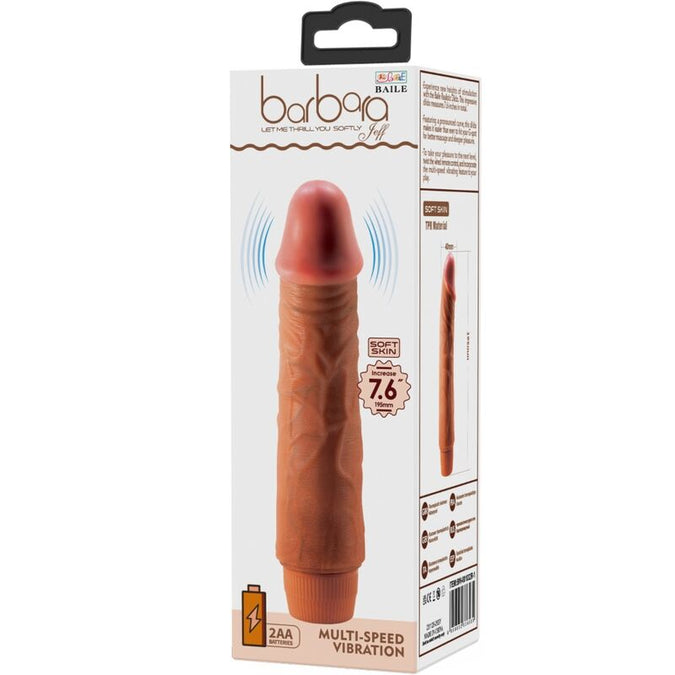 Baile – Jeff realistischer Vibrator 19,5 cm Mulatto
