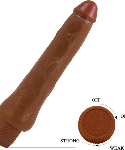 BAILE - DRYAD REALISTIC VIBRATOR 25 CM MULATTO