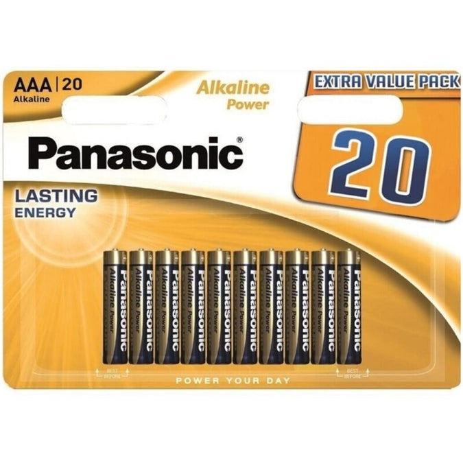 Panasonic – Bronze Alkaline Aaa Battery Lr03 Blister*20