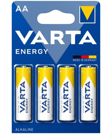 VARTA - ENERGY ALKALINE BATTERIJ AA LR6 BLISTER*4