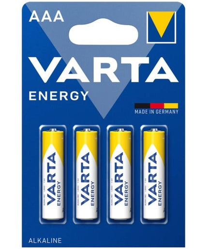 VARTA - ENERGY ALKALINE BATTERIJ AAA LR03 BLISTER*4