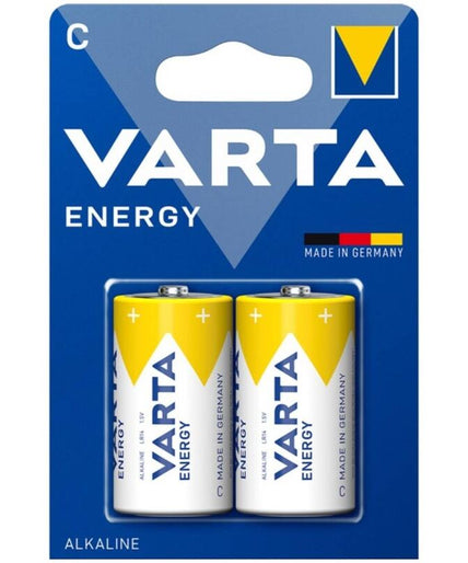 VARTA - ENERGY ALKALINE BATTERIJ C LR14 BLISTER*2