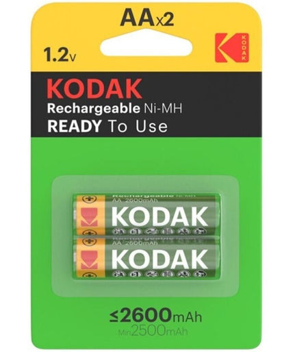 Kodak – Hr6 Aa 2600mAh oplaadbare batterij blister*2