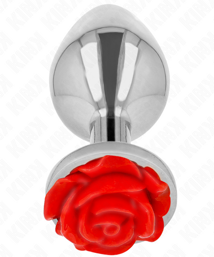 KINK - PLUG ANAL ROSE RED SIZE L