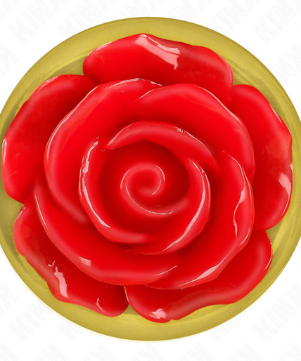 KINK - PLUG ANAL GOLD ROSE RED SIZE M