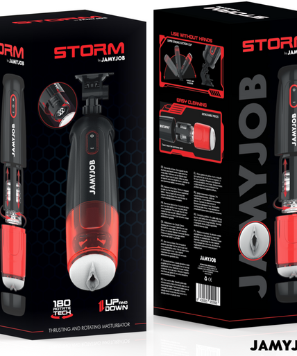 JAMYJOB - STORM AUTOMATIC VAGINA MASTURBATOR 10 ROTATION AND THRUST MODES