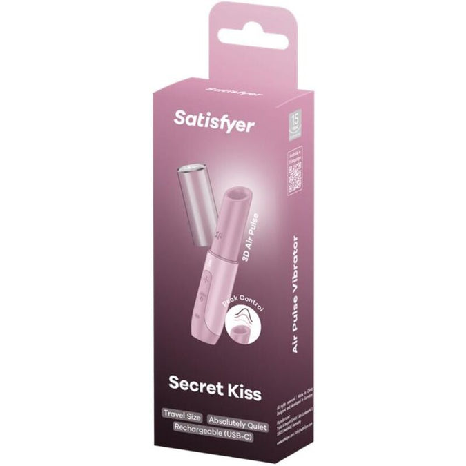 Satisfyer – Secret Kiss Wave Clitoris Stimulator Pink