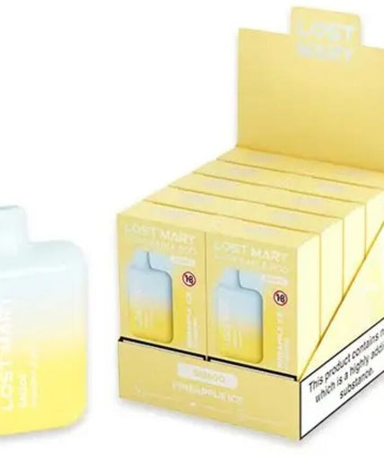 LOST MARY - BM600 NICOTINE VAPER 2% DISPOSABLE PINEAPPLE ICE