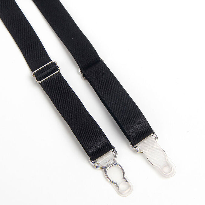 SUBBLIME - 955236 ZWARTE BONDAGE BH MET JARRETELSET S/M