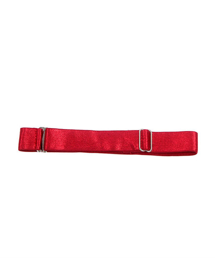 SUBBLIME - 955403 DRESS WITH BURGUNDY LEATHER STRAPS L/XL