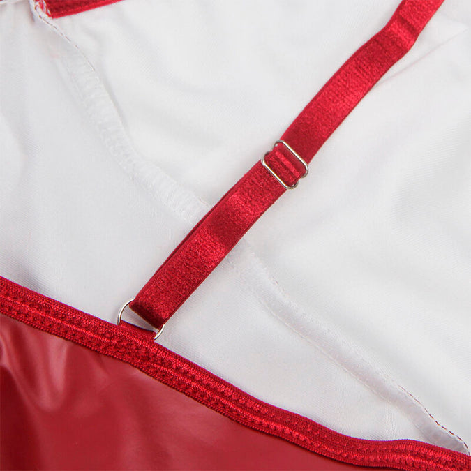 SUBBLIME - 955403 JURK MET BURGUNDY LEREN BANDJES L/XL