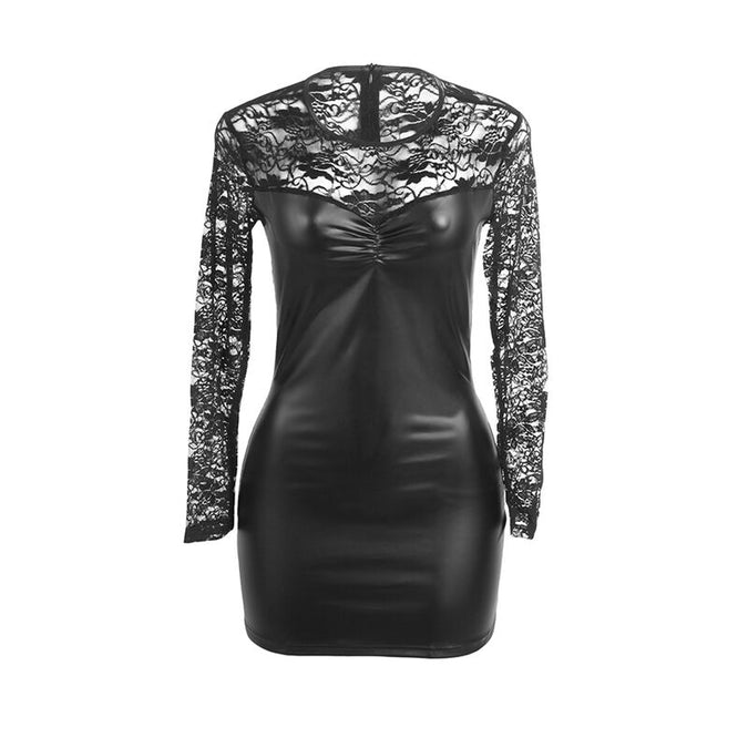 SUBBLIME - 955595 JURK LANGE MOUW MET ZWART KANT S/M