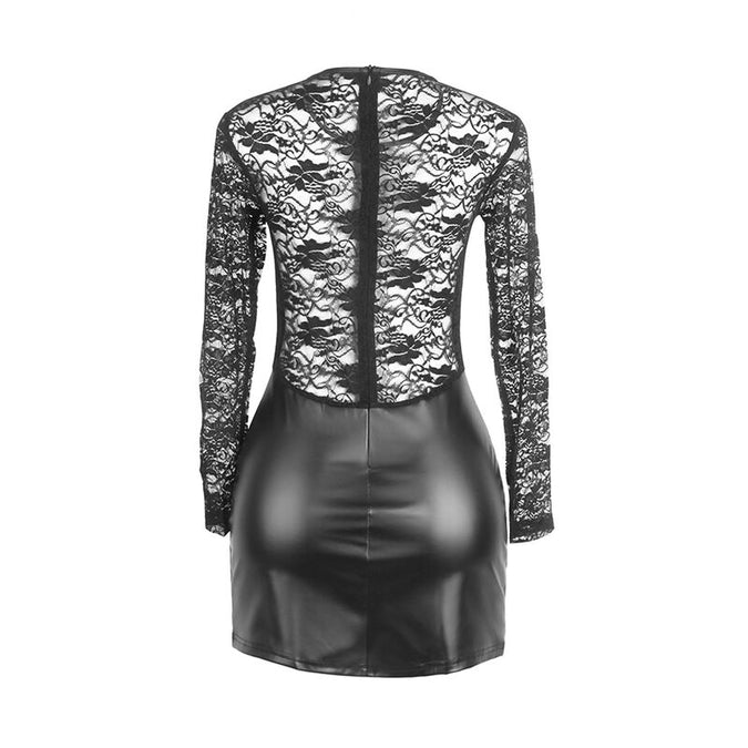 SUBBLIME - 955595 JURK LANGE MOUW MET ZWART KANT S/M