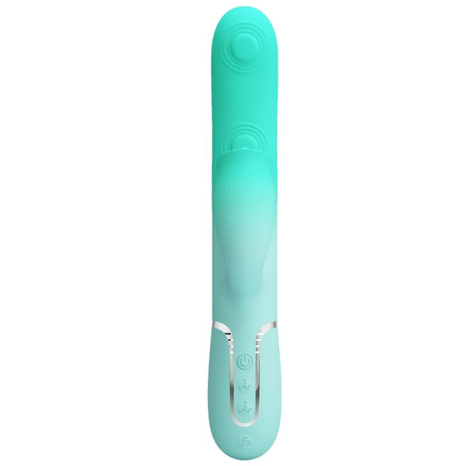 PRETTY LOVE - GIGI MULTIFUNCTIONELE KONIJNENVIBRATOR AQUAMARIJN