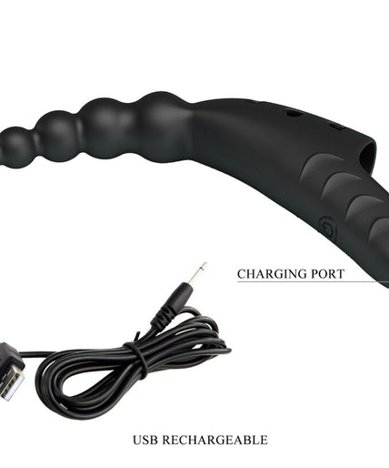 PRETTY LOVE - JORDIN FINGER VIBRATOR 10 VIBRATIONS BLACK