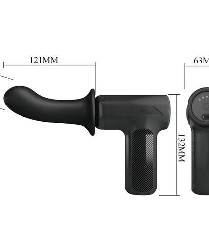 PRETTY LOVE - DJ DOCTOR MASSAGER 5 SETTINGS BLACK
