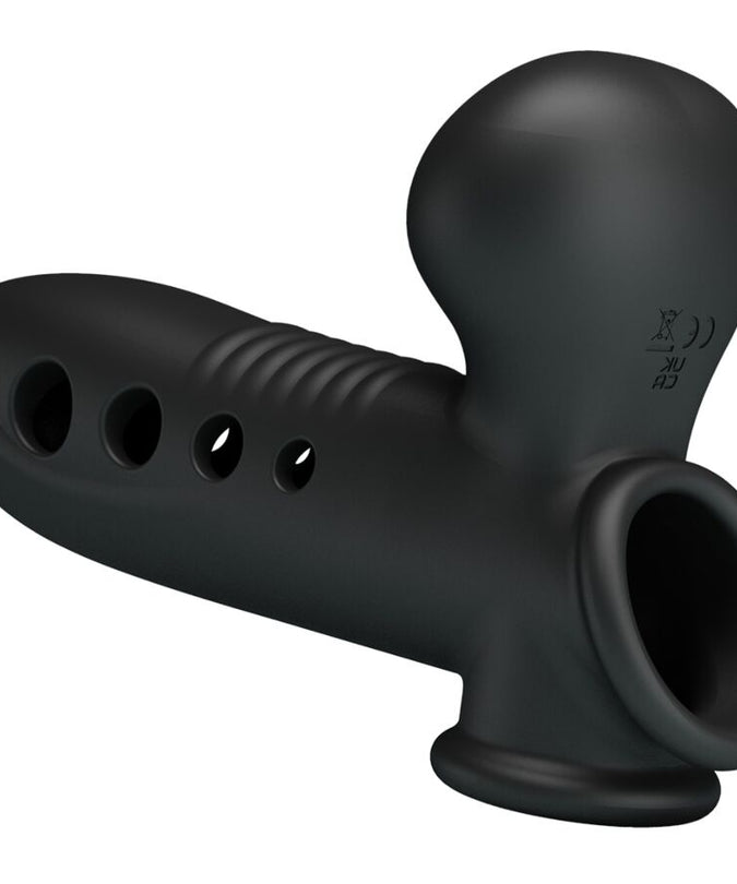 PRETTY LOVE - CRANE PENIS SLEEVE WITH AIRBAG BLACK