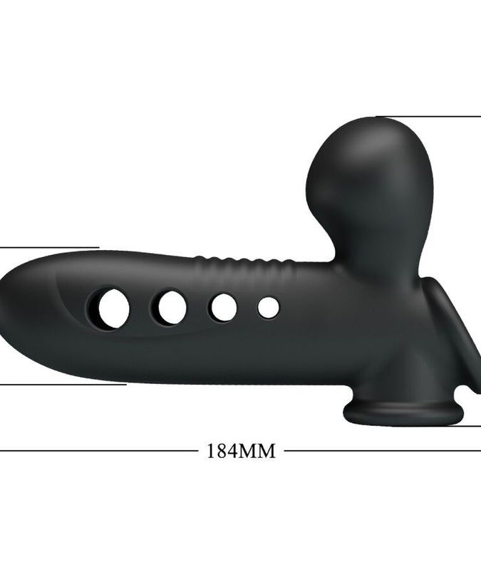 PRETTY LOVE - CRANE PENIS SLEEVE WITH AIRBAG BLACK