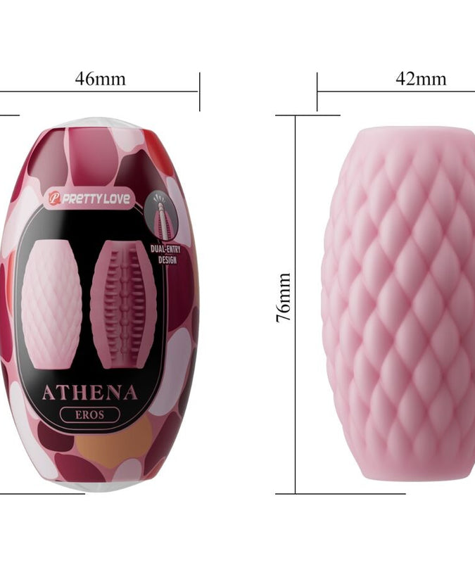 Pretty Love – Athena Eros Silicone Male Masturbator Pink