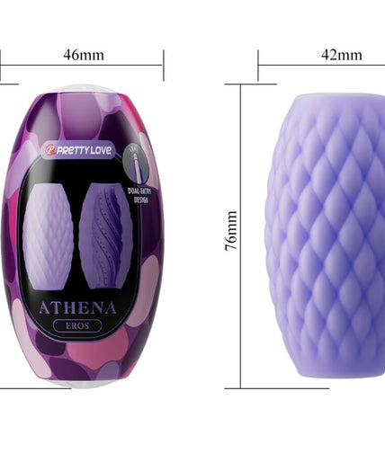 PRETTY LOVE - ATHENA EROS SILICONE MALE MASTURBATOR PURPLE