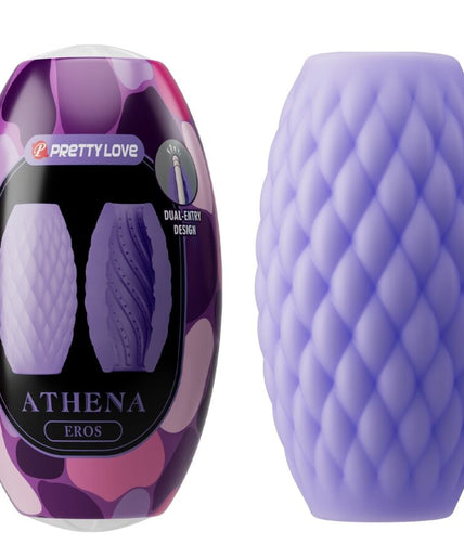 PRETTY LOVE - ATHENA EROS SILICONE MALE MASTURBATOR PURPLE