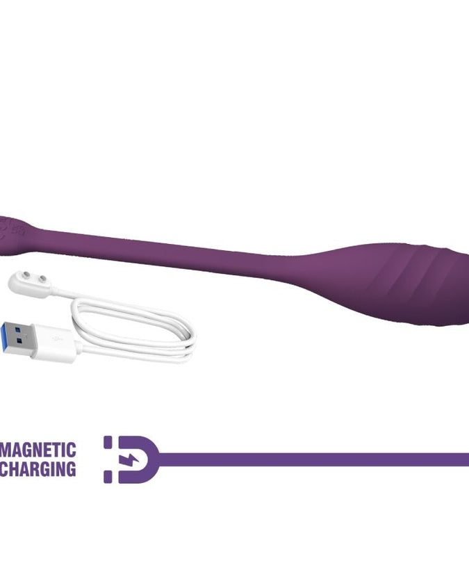 PRETTY LOVE - LEVIATHAN APP CONTROLLED VIBRATOR PURPLE