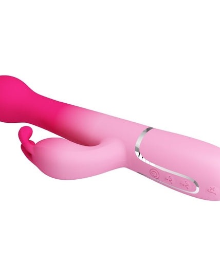 PRETTY LOVE - DEJON 3 IN 1 MULTIFUNCTION RABBIT VIBRATOR PINK