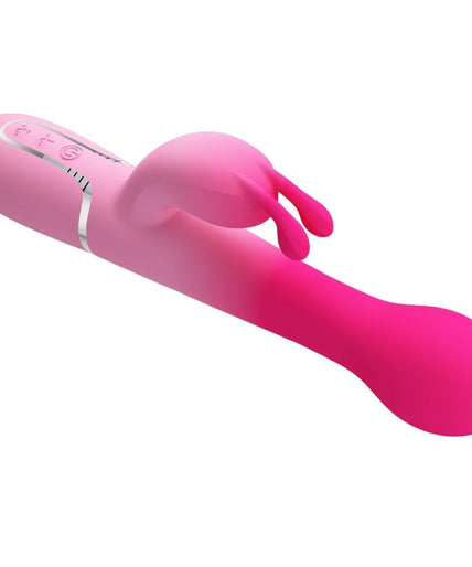 PRETTY LOVE - DEJON 3 IN 1 MULTIFUNCTION RABBIT VIBRATOR PINK