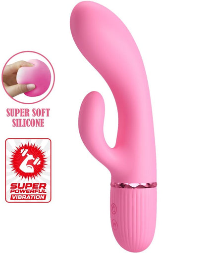 PRETTY LOVE - MARSKI RABBIT VIBRATOR & G-SPOT PINK