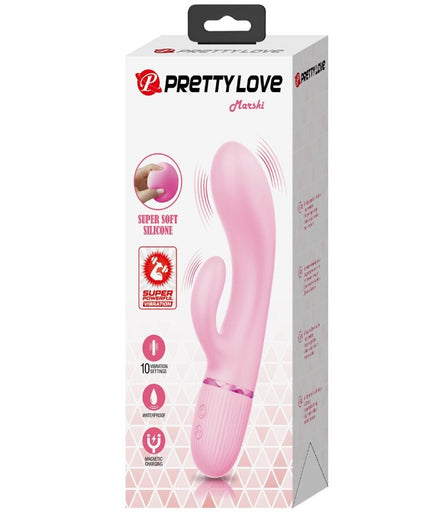 PRETTY LOVE - MARSKI RABBIT VIBRATOR & G-SPOT PINK