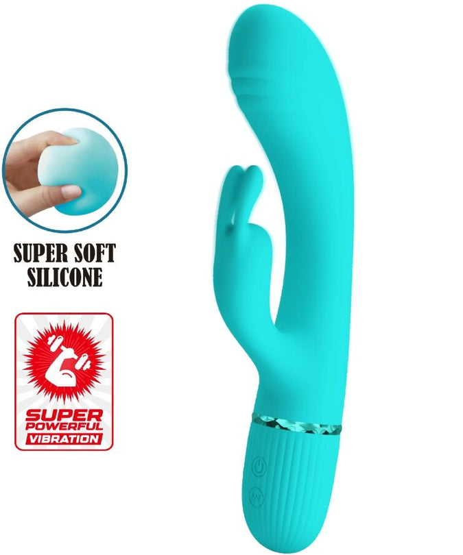 Pretty Love – Scocco Vibrator Rabbit Turquoise